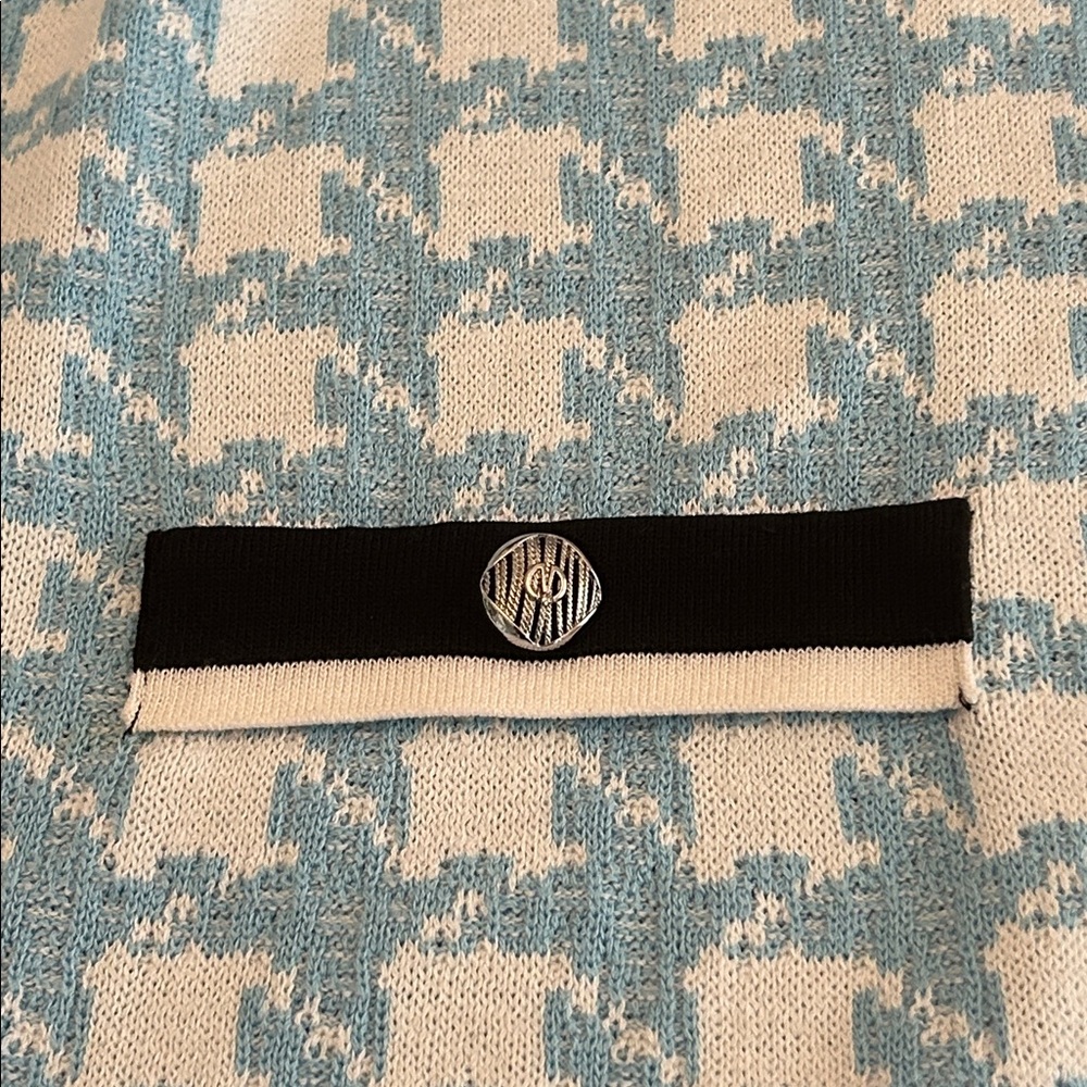 Ming Wang Houndstooth Knit Jacket - image 3